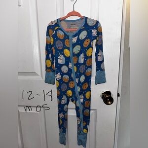 Little Sleepies Blue Cookies and Milk Zippy *Please Read Description*